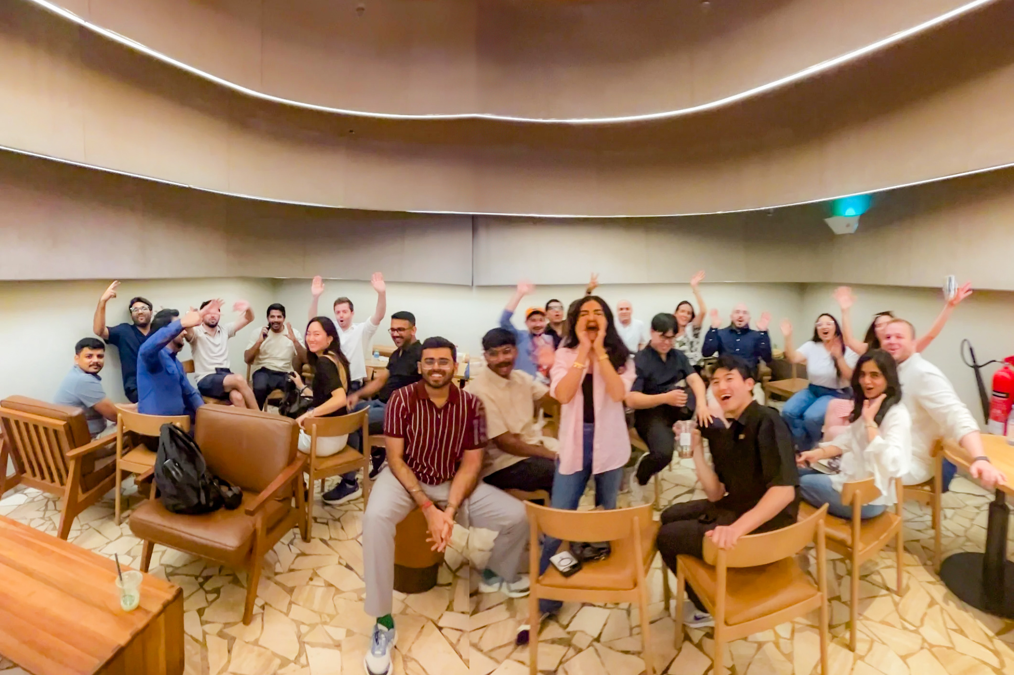 参加者との集合写真